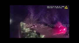 US: Heroic Rescue as Driver Trapped in Flooded Creek Near Pt Reyes Station