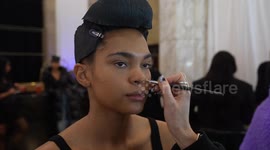 US: The Blonds runway show during New York Fashion Week Fall/Winter 2025: backstage