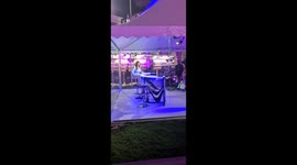 Being Sports on site Television studio during the Qatar TotalEnergies Open WTA 1000 event in Qatar
