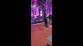 Beatriz Haddad Maia of Brazlian takes selfies, signs authographs for fans at the Qatar TotalEnergies Open held at Khalifa International Tennis and Squash Complex.