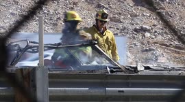 US, Los Angeles: Victorville Fatal Auto Fire