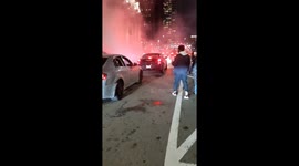 Eagles Fans Take Over Philadelphia Streets After Super Bowl Victory