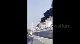 South Korea: 2 Injured After Oil Storage Tank Explodes In Ulsan