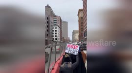 Liberals in Ohio protest over 'First Buddy' Elon Musk