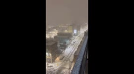 Snow falls across New Jersey amid winter cold snap