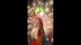 Traditional Shehuo parade in NW China