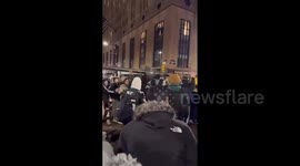 US: Eagles Fans Knock Down Traffic Light Pole In Super Bowl Celebration
