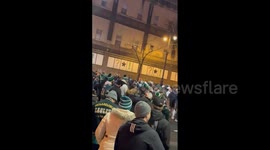 US: Eagles Fans Flock To Streets After Super Bowl LIX Win