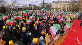 France: Paris Demonstrations to support Iran regime change