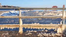 China: Cold Wave Hit Yantai