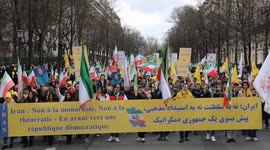 France: Iranians in Paris Demonstrate for Change