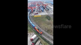 New freight train route links China's Chongqing with Afghanistan