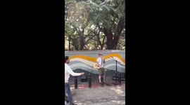 Police stop Ed Sheeran from busking in India