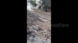 Palestine: Massive destruction to infrastructure as a result of recent Israeli bulldozing works in the eastern neighborhood of Jenin