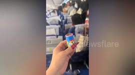 Shocked plane passenger finds firecracker under her seat