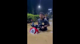 Severe floods hit South Sulawesi Province, Indonesia, displacing tens of thousands of residents