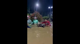 Severe floods hit South Sulawesi Province, Indonesia, displacing tens of thousands of residents