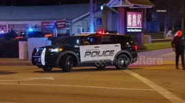 US, Los Angeles: Monterey Park Man Barricades In Car After Pursuit