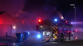 US, Phoenix: Chandler First Alarm House Fire