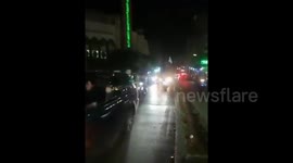 Lebanon: Festive processions on the streets of Beirut in honor of Saad Hariri's arrival in Lebanon