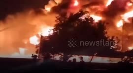 Ship fire kills one crew member and injures five others in Indonesia