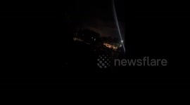 Local sources say Israeli forces detained a Palestinian youth during a raid on the village of Kafr al-Labad