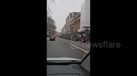 UK: Farmers Stage Tractor Protest Over Inheritance Tax Changes