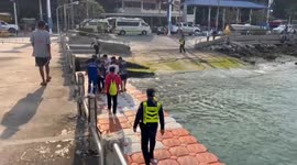Russian tourist dies from injury caused by using slide at the back of ferry