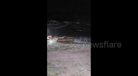 US: Lightning Captured During Freezing Rain In Oklahoma Early Morning 4