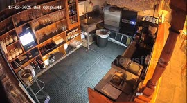 Rat attack in the Bar, Early morning geust looking for a beer.