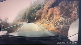 Mercedes crashes 600ft mountainside but driver, 60, walks away from wreckage