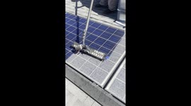 satisfying solar panel cleaning