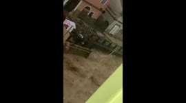 Large Flood in Valencia, Spain