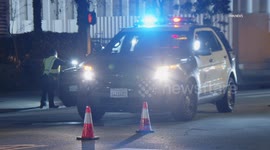 US, Los Angeles: Sherman Oaks Vehicle vs Pedestrian