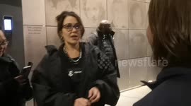 Neighbours legend Kym Valentine talks about her encounter with British MP Widdecombe departs the London Palladium after being in the Neighbours 40th Anniversary tour