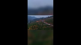 SW China village lights up terraced fields for Lantern Festival