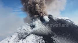Mount Etna Summit Crater 12 February 2025