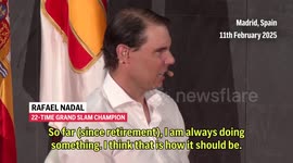 Rafael Nadal is no couch potato, but the Spaniard says that he needs to 'disconnect' from tennis for a while