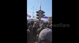 Serbia: Massive protest against lithium mining in the streets in Bogatić