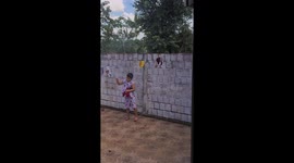 Laundry Falls Off Clothesline