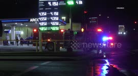 US, Los Angeles: Colton One Critical After Officer Involved Shooting at Arco Gas Station