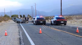US, Los Angeles: Lucerne Valley Driver Killed in Rollover Ejection Crash