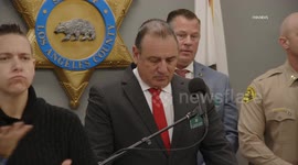 US, Los Angeles: Santa Clarita Murder Press Conference 23 Year Old CalArts Student with Spanish With Sound On Tape