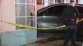 US, Los Angeles: Los Feliz Vehicle Crashes Into Cocktail Bar With Eyewitness Interview