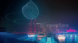 Drone performances popular during Spring Festival celebrations across China