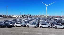 Tianjin Port sees over 1,500 Chinese-made NEVs exported in a single batch