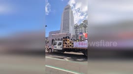 US: Protesters Flood Downtown Los Angeles Against Trump’s Immigration Policies