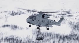 Norway: Merlin Mk4 Delivers Three Years' Worth of Logs to Secluded Norwegian Cabin During Operation Clockwork