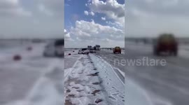 Saudi Arabia: Hailstorm Hits Al Madinah Region, Saudi Arabia