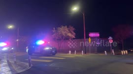 US: Slow Speed Chase of Officer Assault Suspect